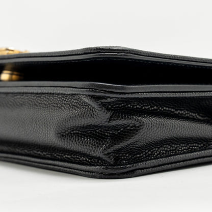 Chanel Boy Wallet on Chain Caviar BLack