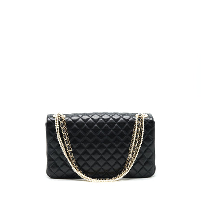 Chanel Westminster Pearl Shoulder Bag Lambskin Black