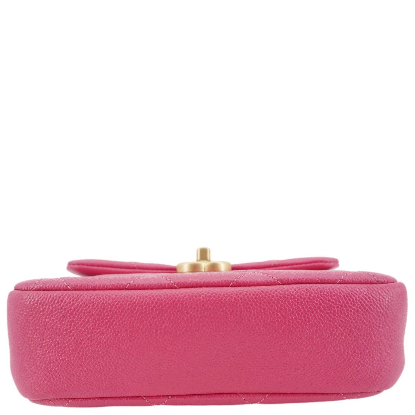 CHANEL Multi Chain Quilted Caviar Leather Backpack Pink
