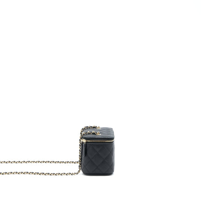 Chanel Long Vanity Case Caviar Black L