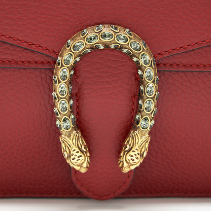 GUCCI DIONYSUS MINI LEATHER BAG RED