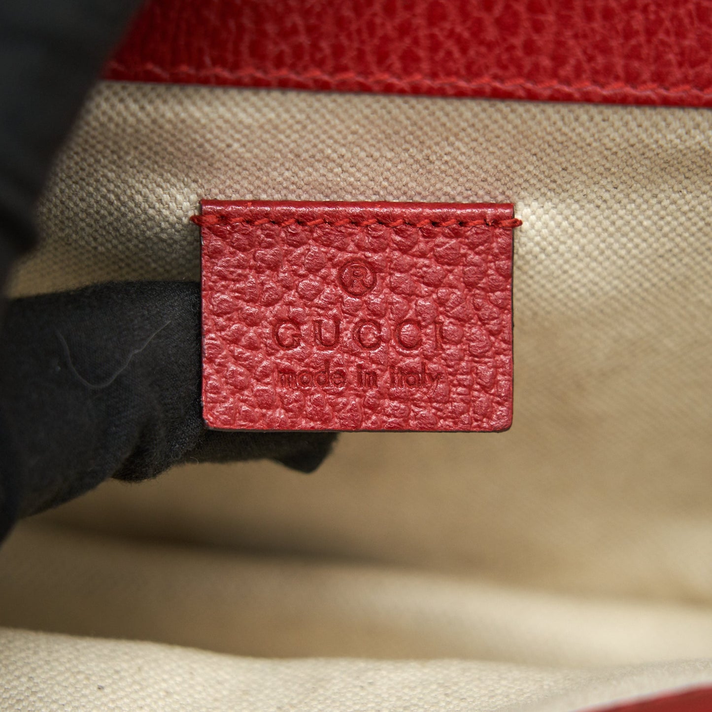 GUCCI DIONYSUS MINI LEATHER BAG RED