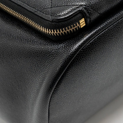 Chanel Affinity Backpack Caviar Black L (Microchip)