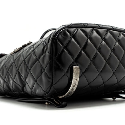 CHANEL Large QUILTED Mountain  BACKPACK CALFSKIN BLACK