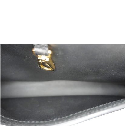 LOUIS VUITTON Capucines Crown Flowers Taurillon Leather Shoulder Bag Black