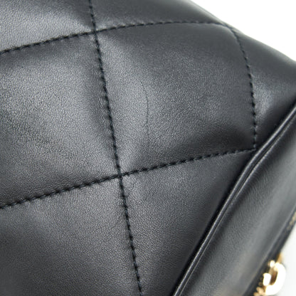 Chanel Black Lambskin Bowling Bag