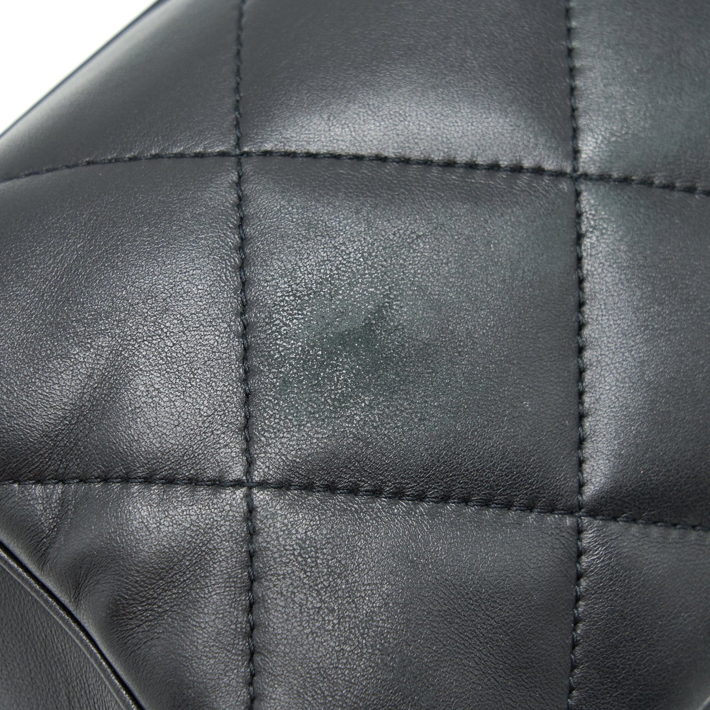 Chanel Black Lambskin Bowling Bag