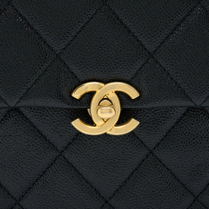 Chanel 22P Flap Backpack Caviar Black