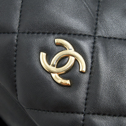 Chanel Black Lambskin Bowling Bag