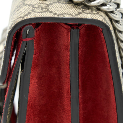 Gucci Dionysus Small GG Shoulder Bag Supreme Canvas SHW