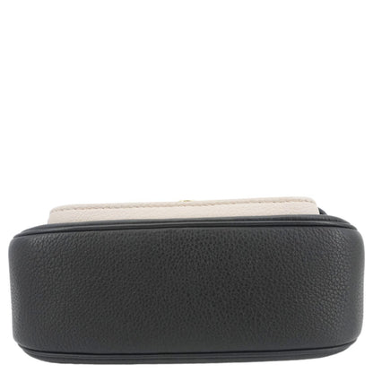 LOUIS VUITTON Lockme Tender Grained Calfskin Leather Shoulder Bag Black