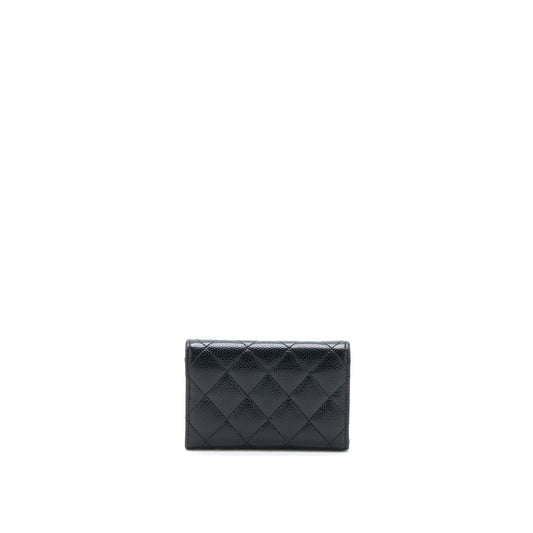 Chanel Classic Flap Cardholder Caviar Black