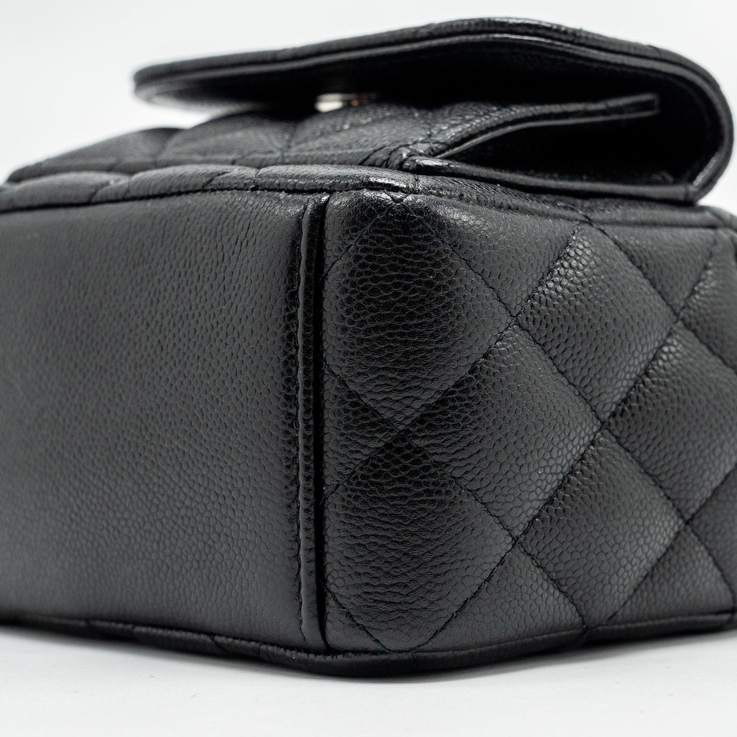 Chanel 24P Mini Backpack/Crossbody Bag Caviar Black  (Microchip)