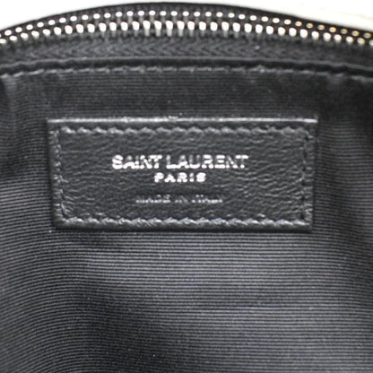 YVES SAINT LAURENT Loulou Puffer Quilted Leather Shoulder Bag Light Grey