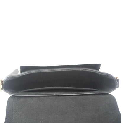 LOUIS VUITTON Lockme Tender Grained Calfskin Leather Shoulder Bag Black