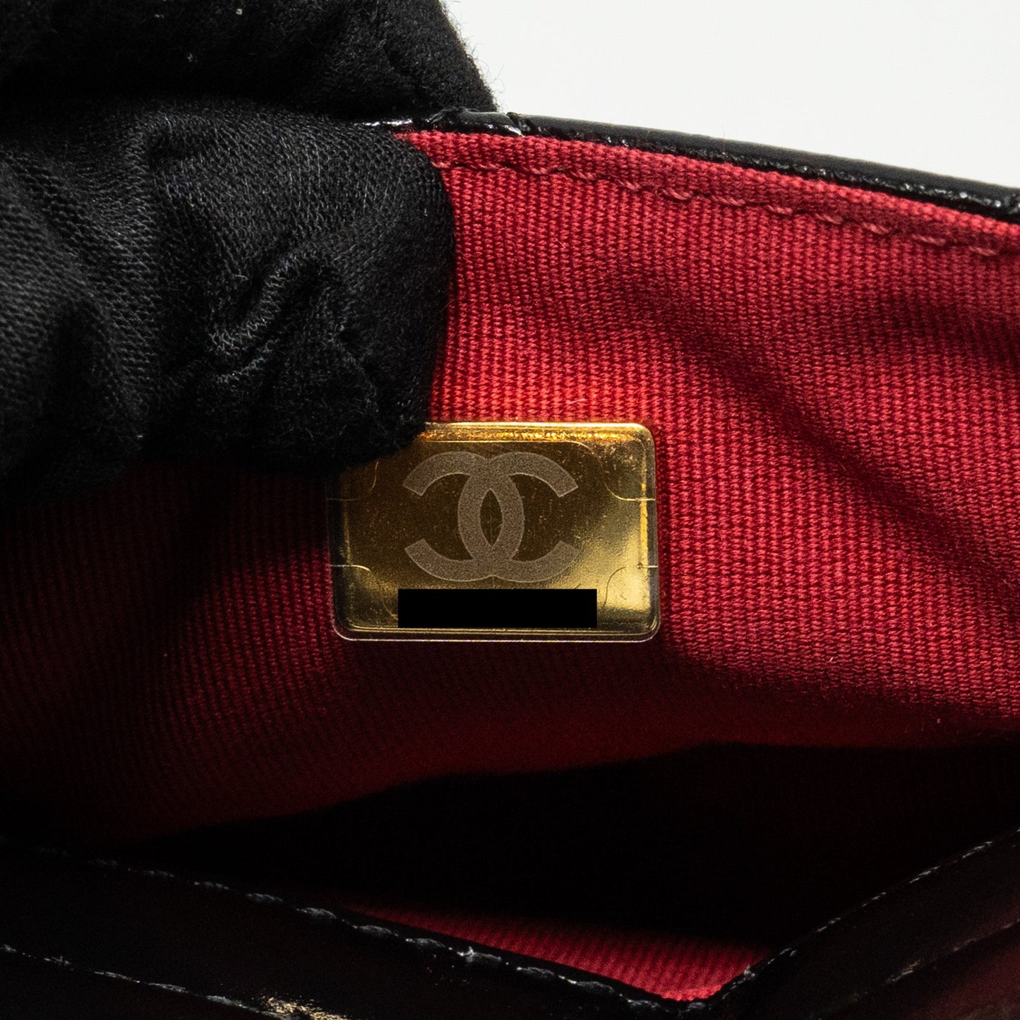 Chanel 23C Hobo Bag Shiny Calfskin Black Brushed  (Microchip)