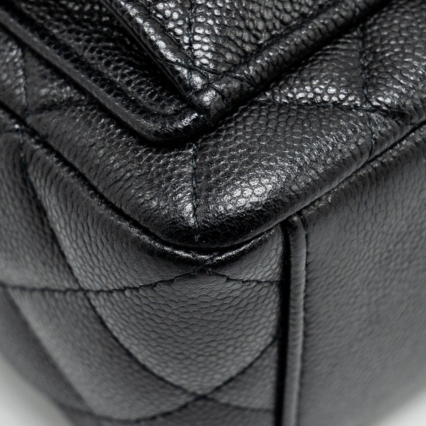 Chanel 24P Mini Backpack/Crossbody Bag Caviar Black  (Microchip)