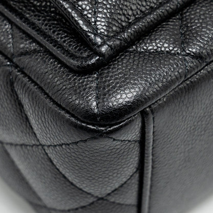 Chanel 24P Mini Backpack/Crossbody Bag Caviar Black  (Microchip)