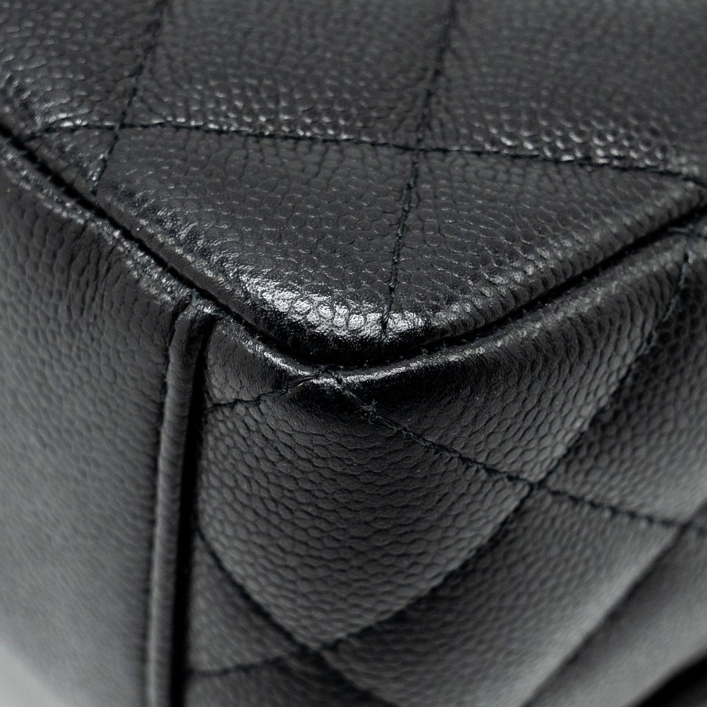 Chanel 24P Mini Backpack/Crossbody Bag Caviar Black  (Microchip)