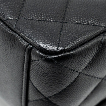 Chanel 24P Mini Backpack/Crossbody Bag Caviar Black  (Microchip)