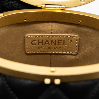 Chanel 21A Vanity With Chain Lambskin Black  (Microchip)