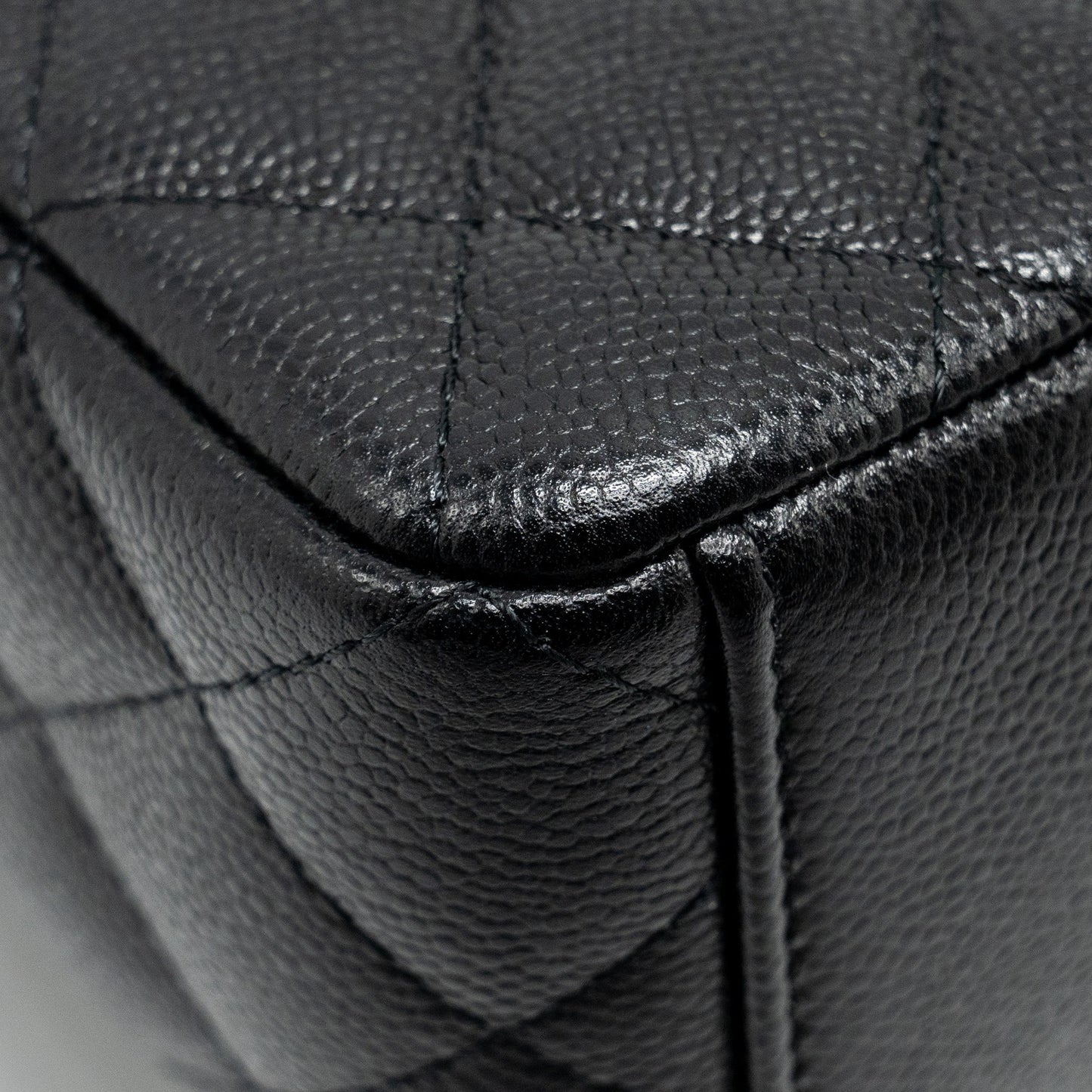 Chanel 24P Mini Backpack/Crossbody Bag Caviar Black  (Microchip)