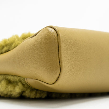 Chanel Mini 31 Bag Calfskin/Fur Olive Green L(Microchip)