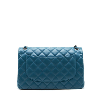 Chanel Jumbo Classic Double Flap Bag Lambskin Green