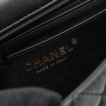 Chanel Mini 2.55 Reissue Flap Bag Aged Calfskin Black Brushed  (Microchip)