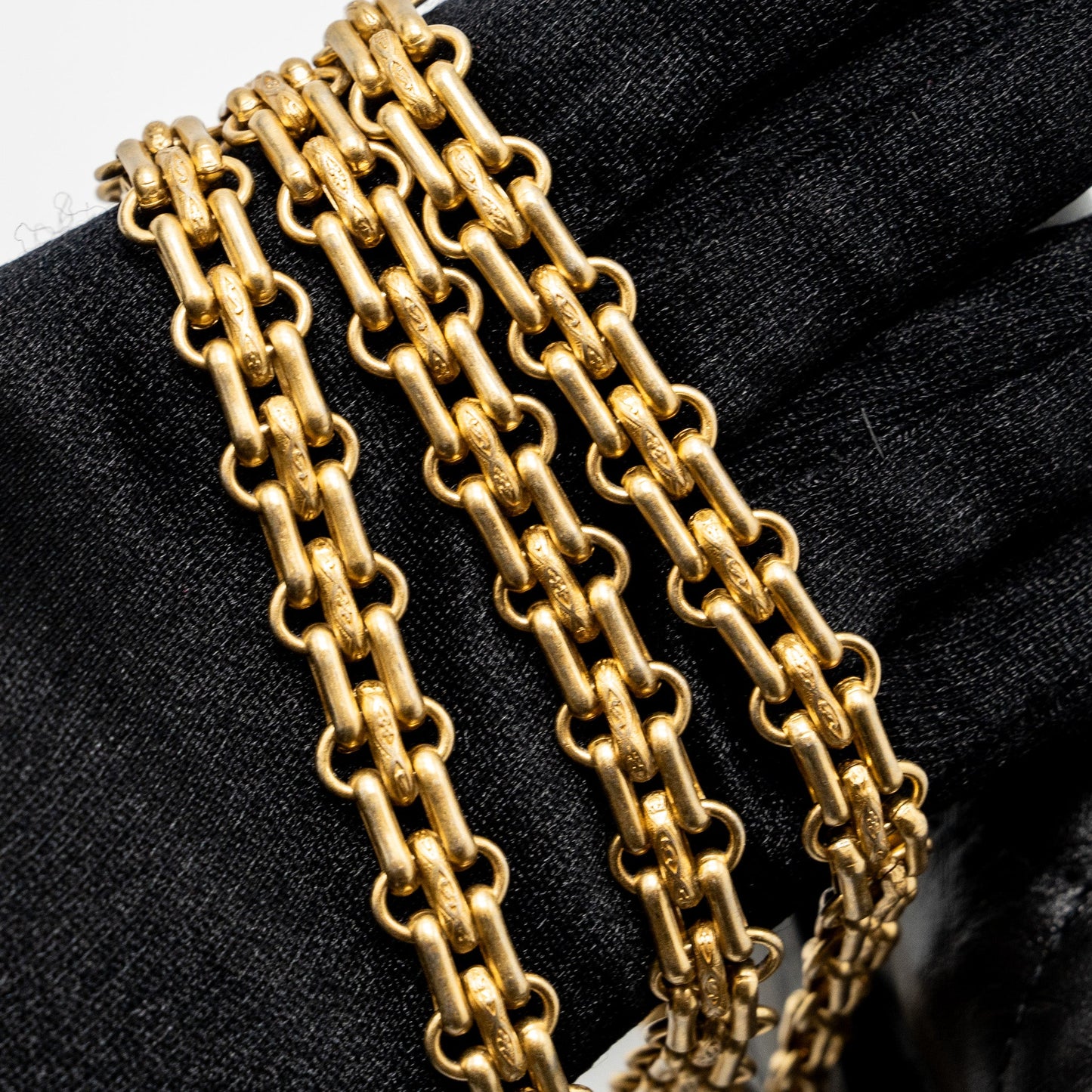 Chanel 2.55 Wallet on Chain Aged Calfskin Black Brushed  (Microchip)