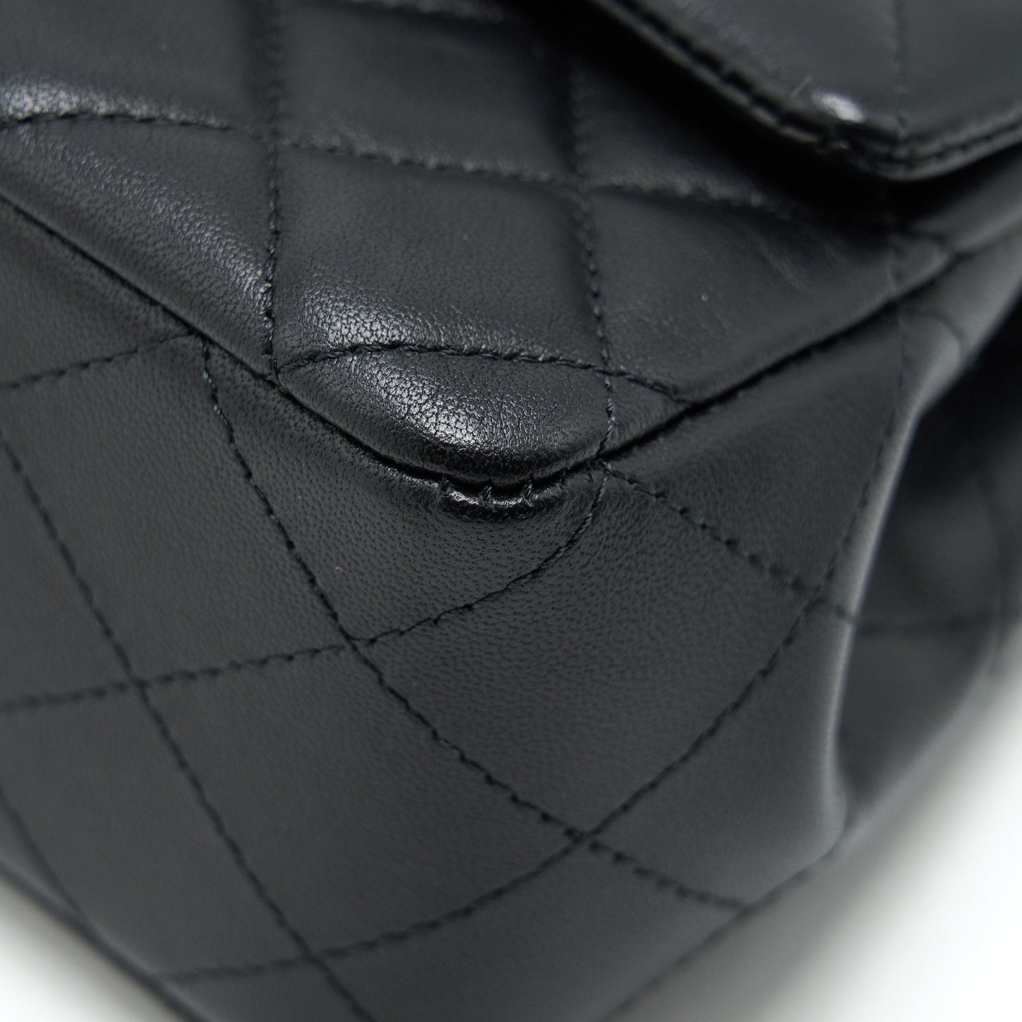 Chanel mini rectangular flap Bag Lambskin Black L