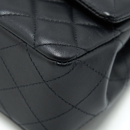 Chanel mini rectangular flap Bag Lambskin Black L