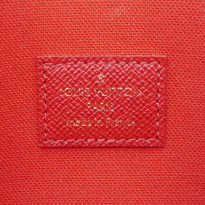 LOUIS VUITTON Felicie Pochette Damier Ebene Crossbody Bag Brown