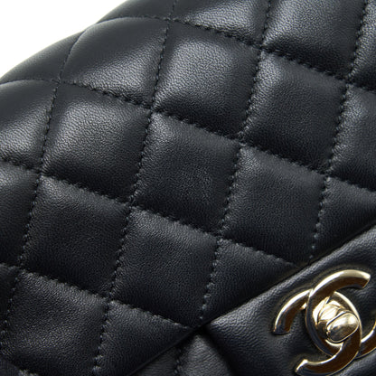 Chanel mini rectangular flap Bag Lambskin Black L