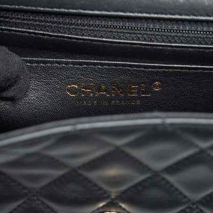 Chanel mini rectangular flap Bag Lambskin Black L