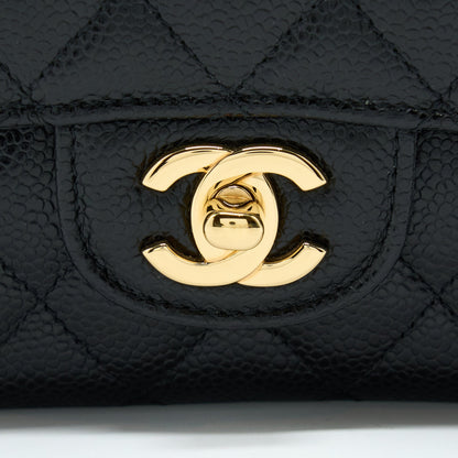Chanel Medium Classic Flap Bag Caviar Black