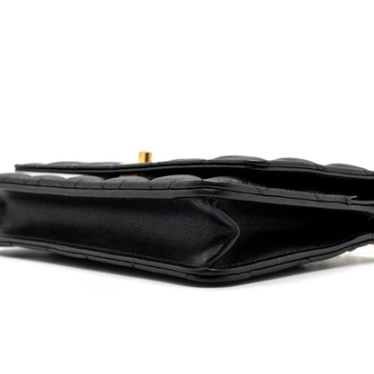Chanel 23k Pearl Crush Wallet On Chain Lambskin Black  (Microchip)