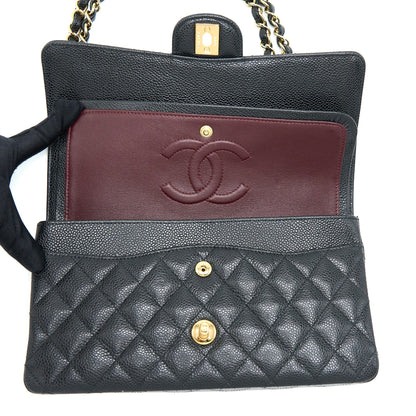 Chanel Medium Classic Flap Bag Caviar Black