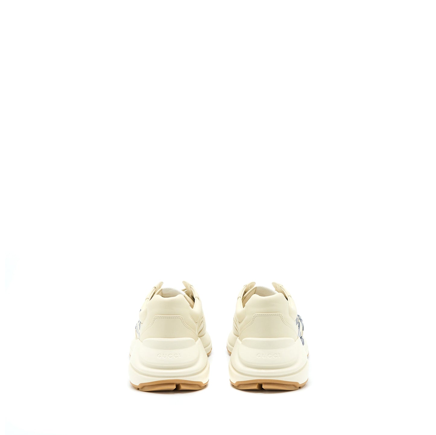 Gucci Size 10 Men’s Rhyton Sneaker with "25" Leather Ivory/Multicolour