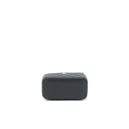 Chanel 22C Long Vanity with Chain Caviar black L