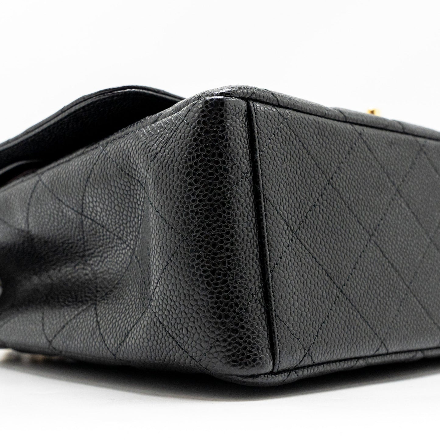 Chanel Maxi Classic Double Flap Bag Caviar Black