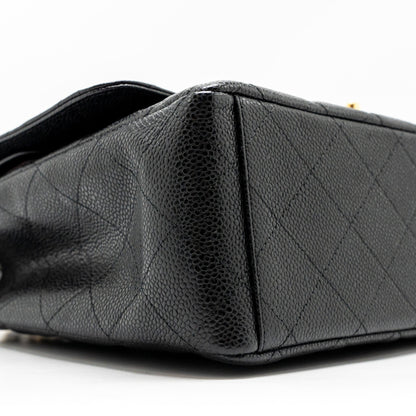 Chanel Maxi Classic Double Flap Bag Caviar Black