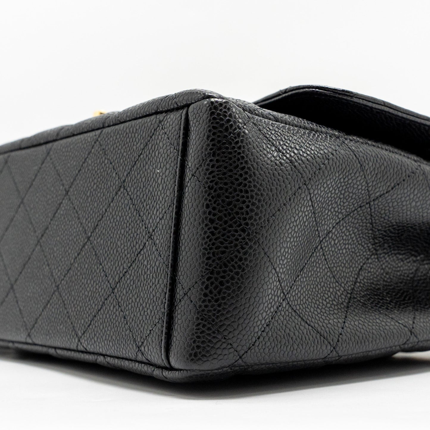 Chanel Maxi Classic Double Flap Bag Caviar Black