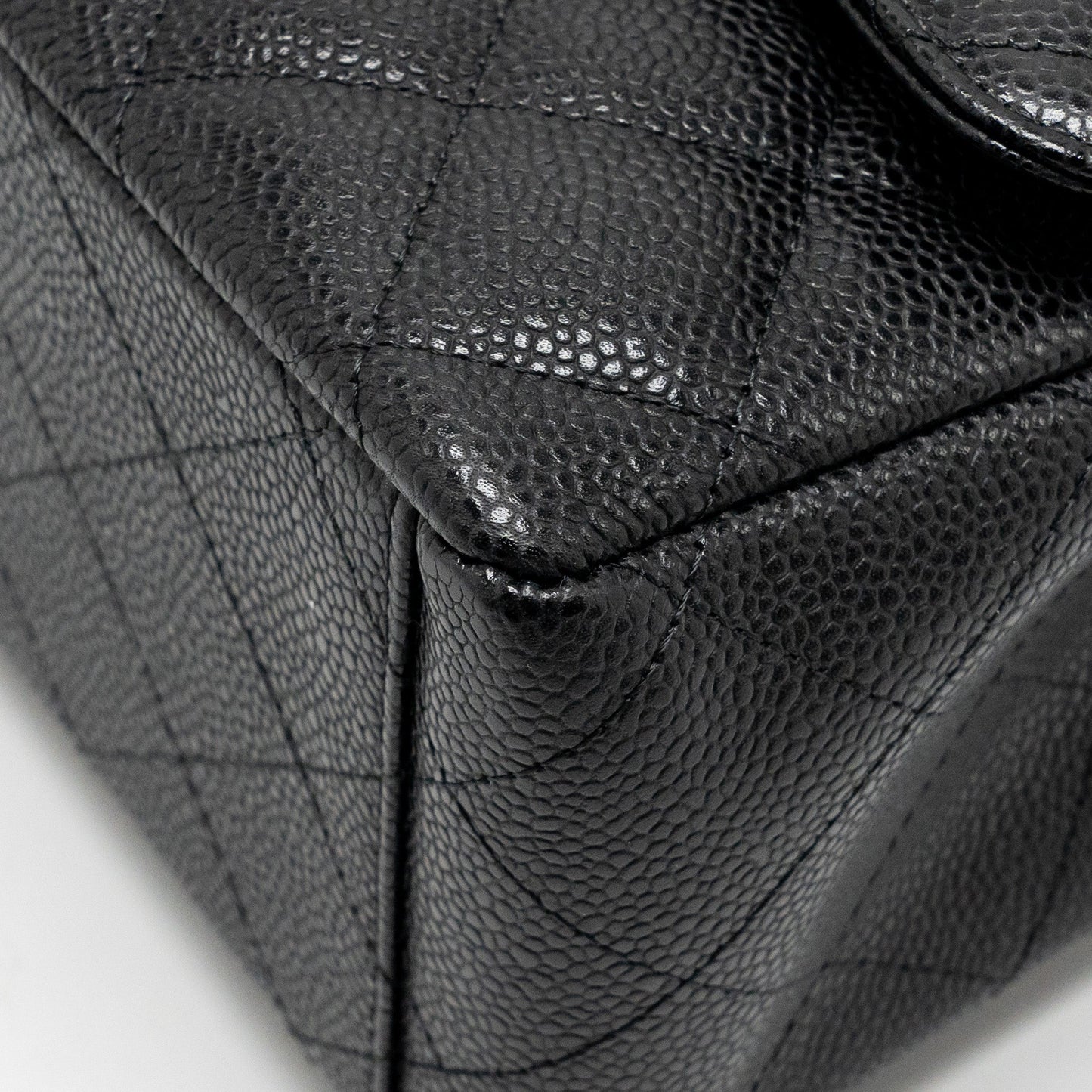 Chanel Maxi Classic Double Flap Bag Caviar Black