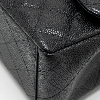 Chanel Maxi Classic Double Flap Bag Caviar Black