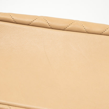 Chanel Shopping Tote Calfskin Beige