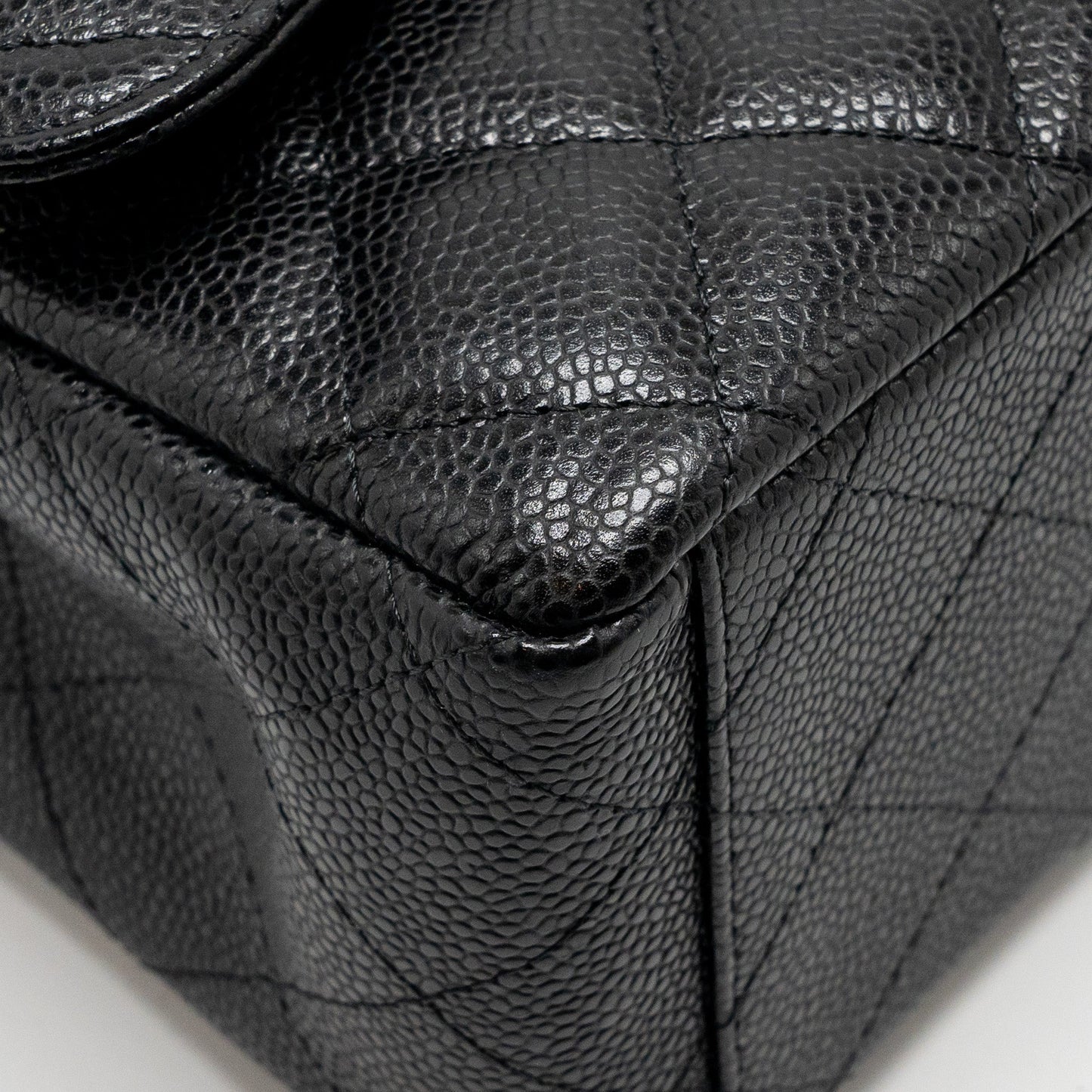 Chanel Maxi Classic Double Flap Bag Caviar Black
