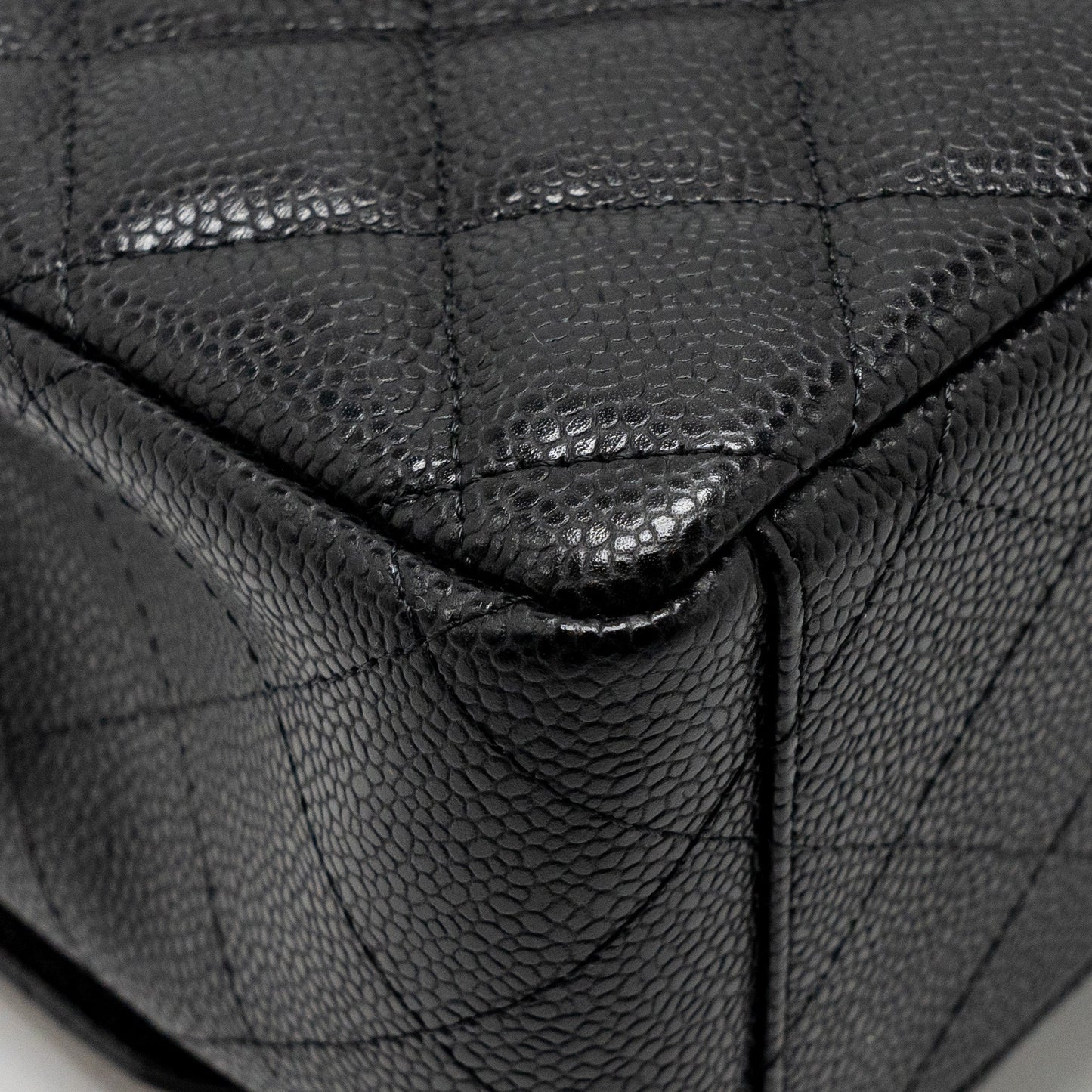 Chanel Maxi Classic Double Flap Bag Caviar Black