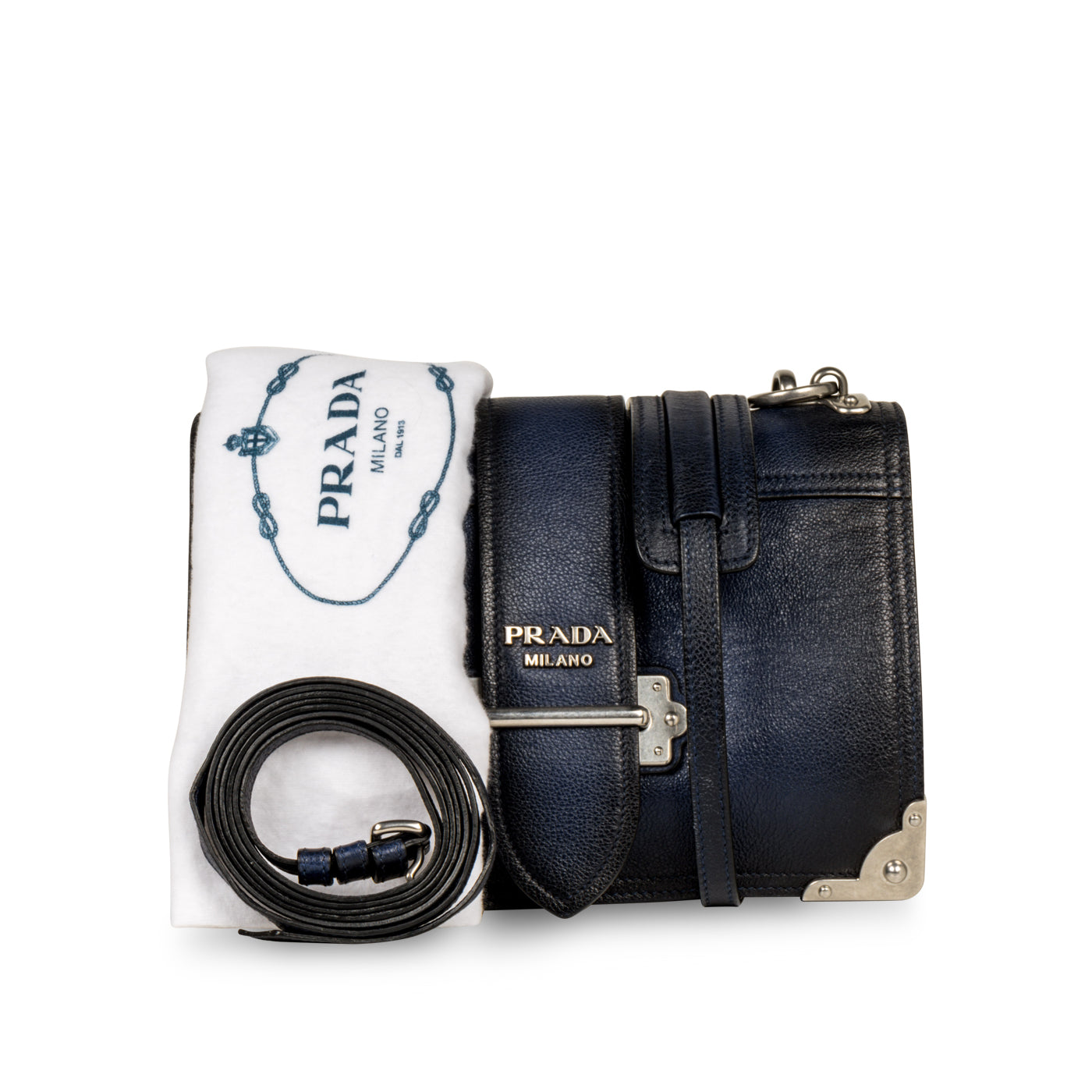 Prada Large Cahier Shoulder Bag