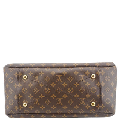LOUIS VUITTON Artsy MM NM Monogram Canvas Shoulder Bag Brown